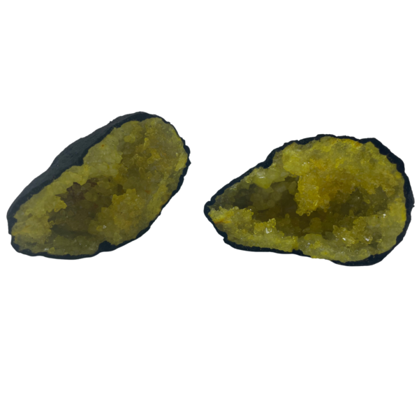 Geodas de calcita coloreada - Piedra Negra - Amarillo - Imagen 3