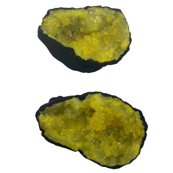 Geodas de calcita coloreada - Piedra Negra - Amarillo - Imagen 4