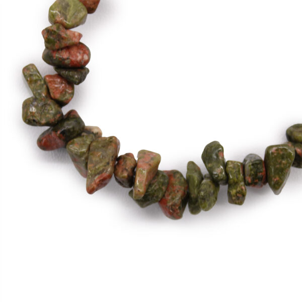 Pulsera Fragmentos de Piedras Preciosas - Jaspe verde - Imagen 2