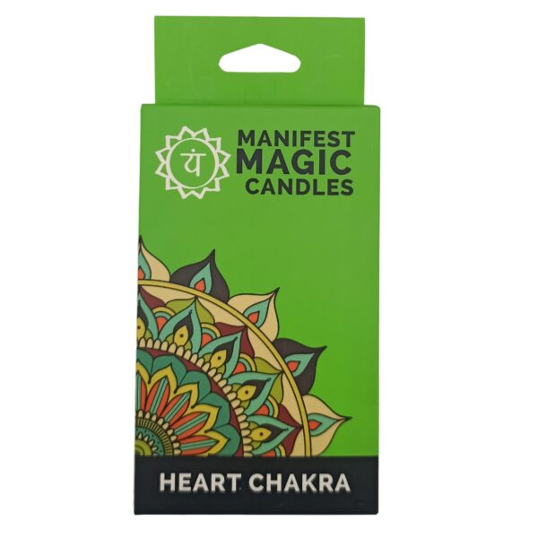 Velas Mágicas Manifest (pack de 12) - Verde - Chakra Corazón - Imagen 4