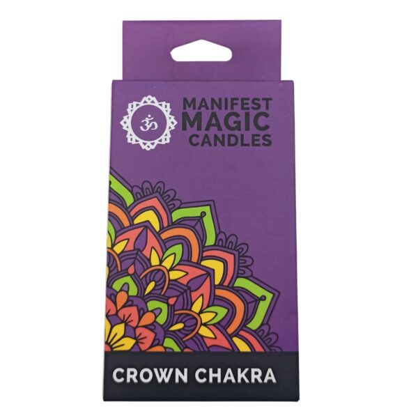 Velas Mágicas Manifest (paquete de 12) - Púrpura - Chakra de la Corona - Imagen 4