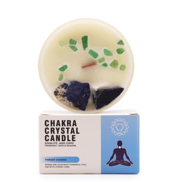 Velas de Cristal de Chakra  - Chakra de la garganta