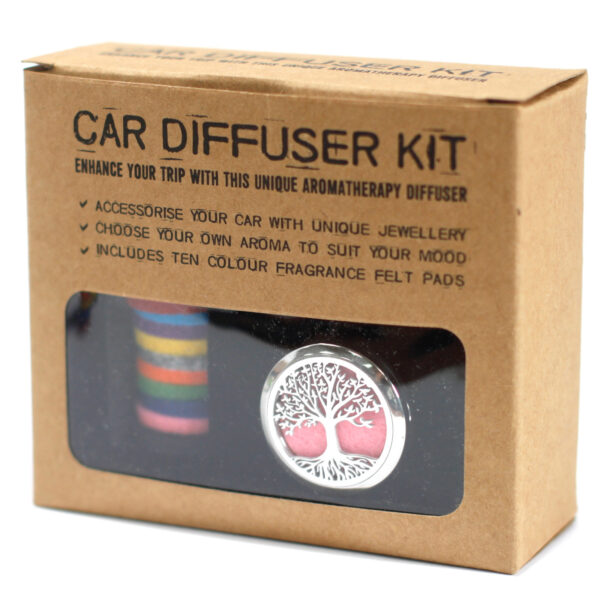 Kit difusor para coche - Estaño yoga chakra - 30mm - Imagen 2